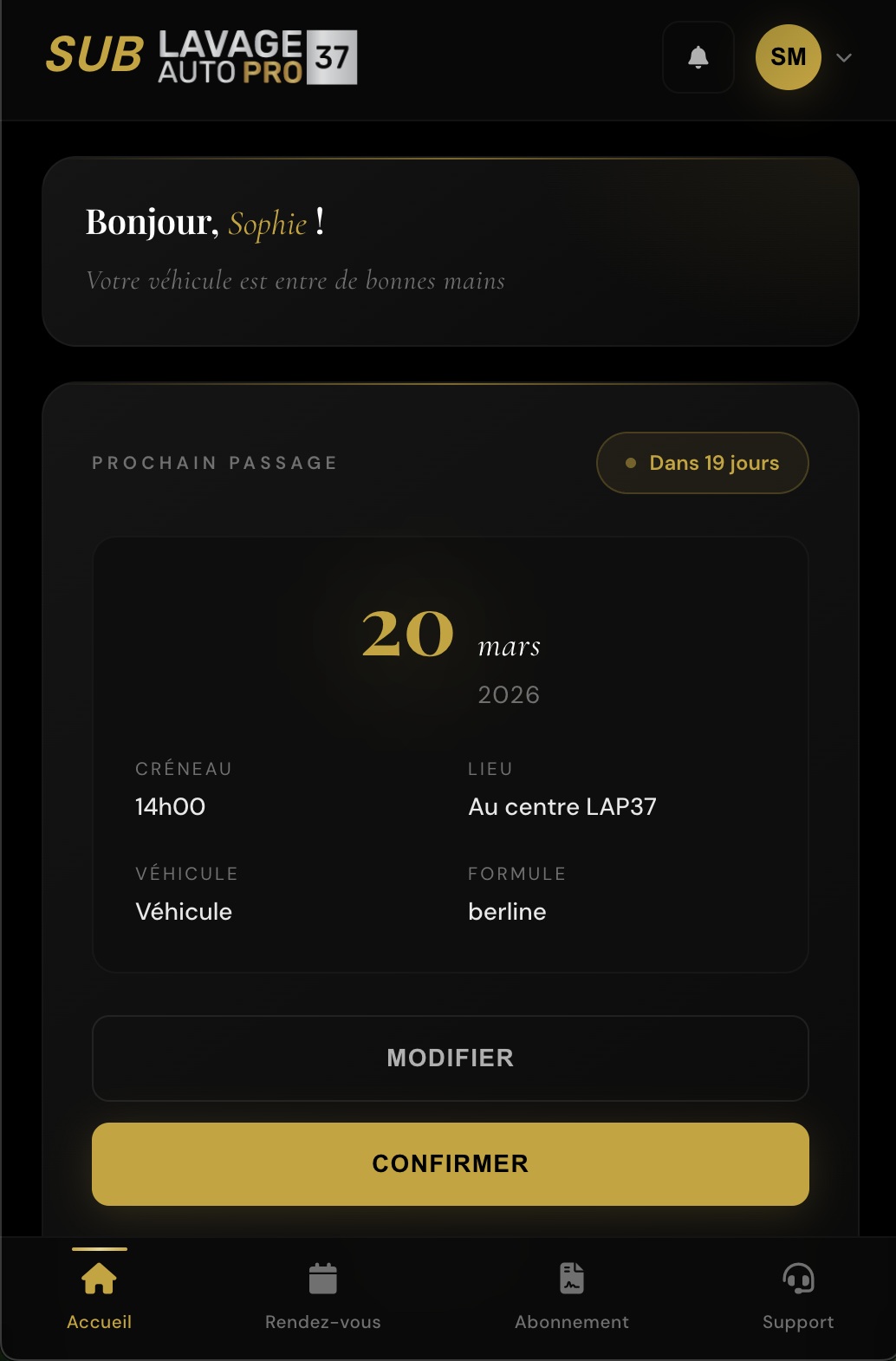 Plateforme d'abonnement